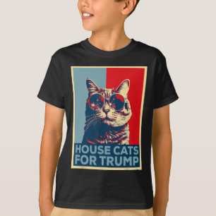 Camiseta House Cats For Trump 2024 Trump Won