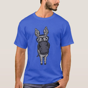 Camiseta House Donkey Fazenda Horse Mule Pack Animal Donkey