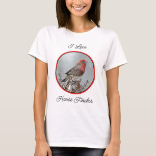 Camiseta House Finch in Snow - Foto original