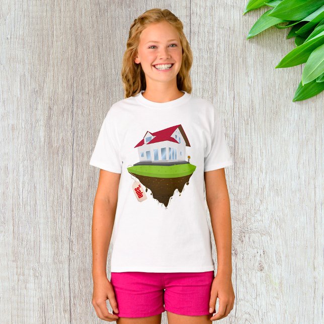 Camiseta House For Sale Girls T-Shirt (Criador carregado)