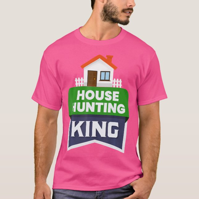 Camiseta House Hunting King Property Buyer Investor Real Es (Frente)