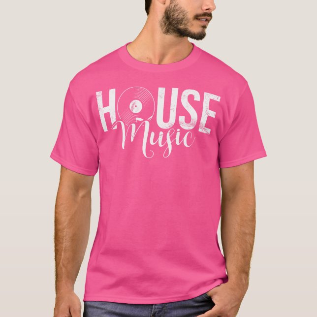 Camiseta House Music Edm Rave Dj Electro Deep House Lover (Frente)