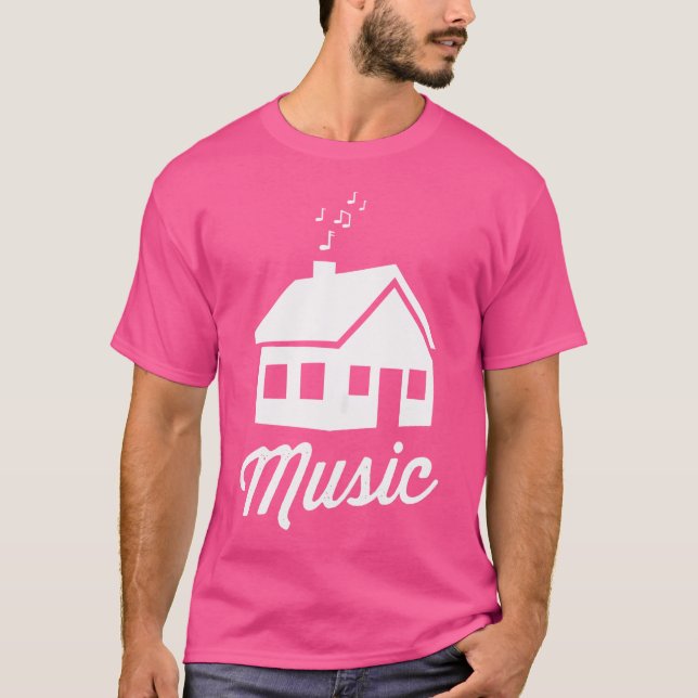 Camiseta House Music Engraçado Edm Rave Design (Frente)