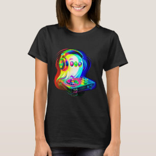 Camiseta House Music Ghost Dj Illusion Óptica Edm Hallowee