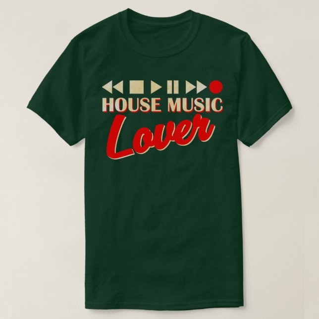 Camiseta House Music Lover (Frente do Design)