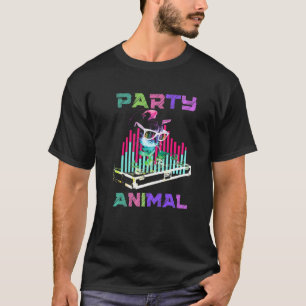 Camiseta House Music Rave Cat Party Animal Gatinho Dj Youth