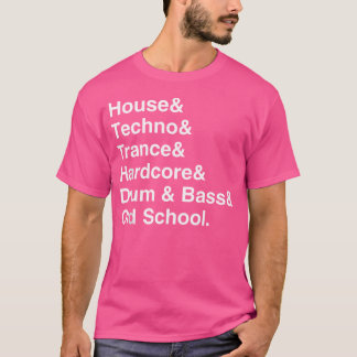 Camiseta House Techno Trance Hardcore Drum Bass Antiga Esco