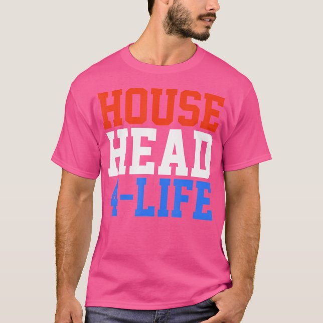 Camiseta Househead 4 Life House Music Edm Dj (Frente)