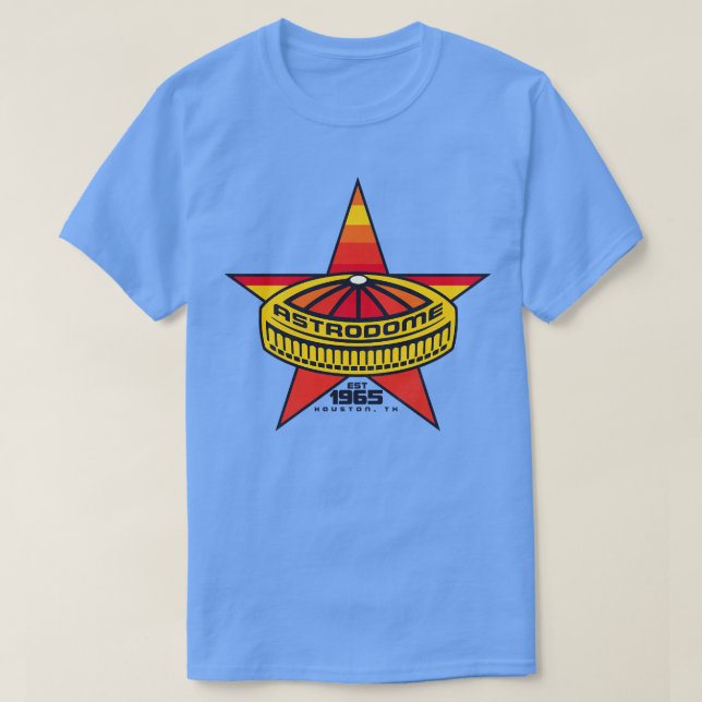 Camiseta Houston Astrodome Defunct Baseball Stadium (Frente do Design)