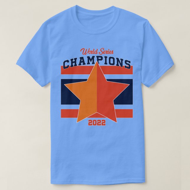 Camiseta Houston Baseball 2022 campeões mundiais (Frente do Design)
