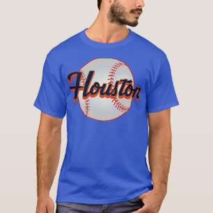 Camiseta Houston Baseball Vintage Equipe de Beisebol Presen
