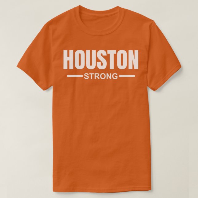 Camiseta Houston Forte Apoio Comunitário à Oração (Frente do Design)