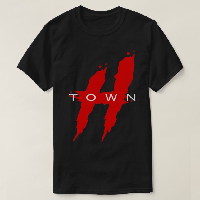 Camiseta Houston Hustle Town, H Houston Texas (Frente do Design)