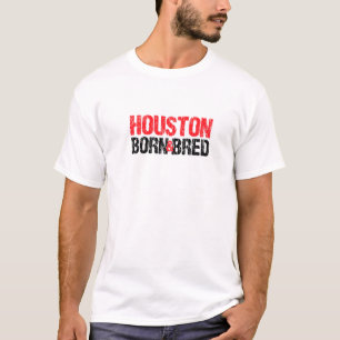 Camiseta Houston Nascer E Bred Texas Hometown Tx Estado De