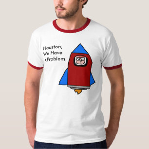 Camiseta Houston, nós temos um problema