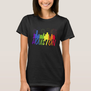 Camiseta Houston Pride Skyline Pride Parade Houston