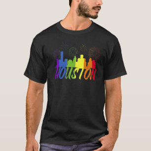 Camiseta Houston Pride Skyline Pride Parade Houston