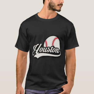 Camiseta Houston Retro Baseball Amantes de Presentes Homens