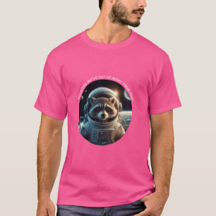 Camiseta Houston, temos tantos problemas. Raccoon Astrona