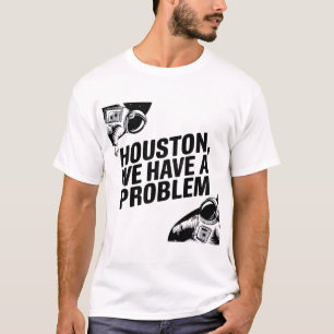 Camiseta Houston, temos um problema - Design astronauta