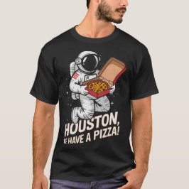 Camiseta Houston, temos uma pizza! Interestelar do Astronau