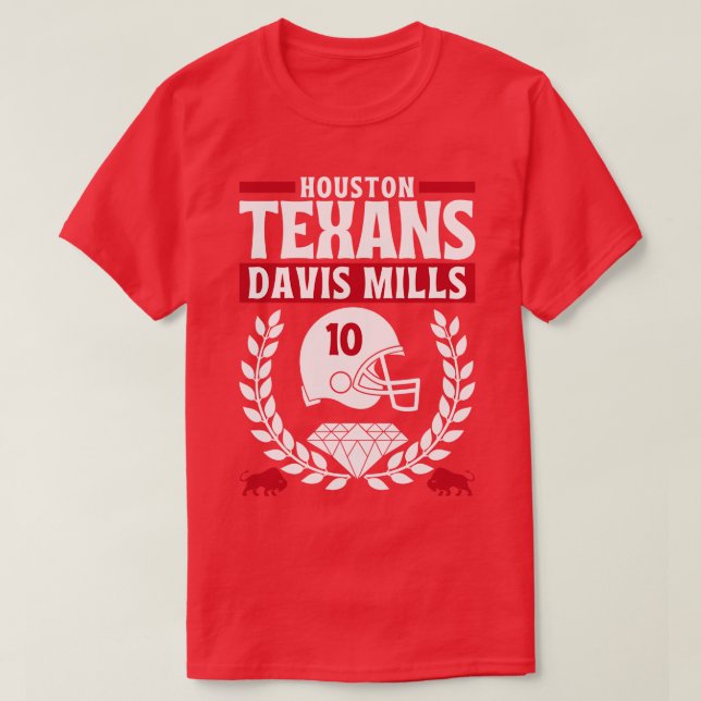 Camiseta Houston Texans Davis Mills 10 Edition (Frente do Design)