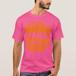 Camiseta Houston Texas Baseball City Skyline Retr