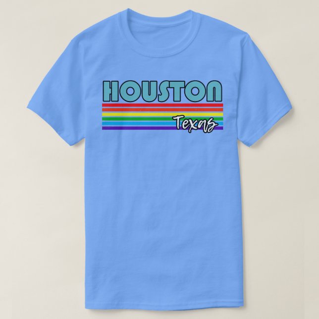 Camiseta Houston Texas Pride Houston LGBT Gift LGBTQ Suppo (Frente do Design)