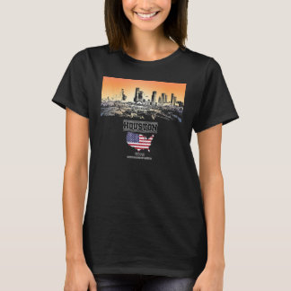 Camiseta houston texas Skyline Vacation Souvenir