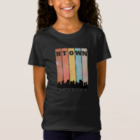 houston texas space city black t shirt