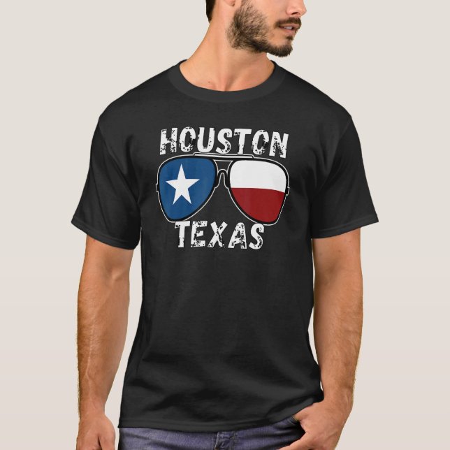 Camiseta Houston Texas  Vintage Souvenirs 3 (Frente)