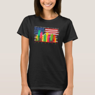 Camiseta Houston Texas Watercolor Skyline Home State