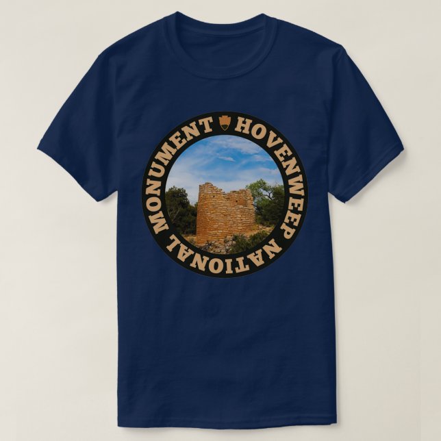 Camiseta Hovenweep National Monument circle (Frente do Design)