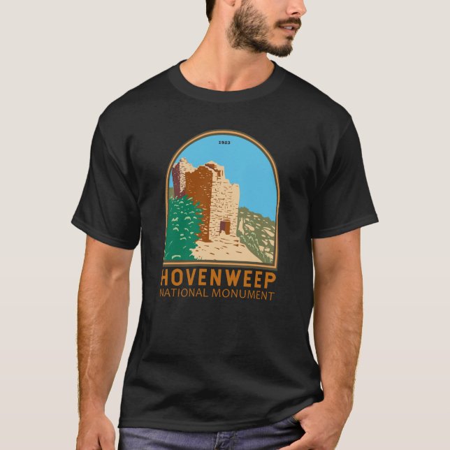 Camiseta Hovenweep National Monument Vintage (Frente)