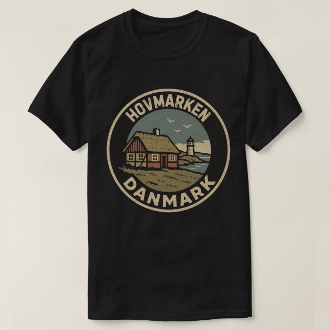 Camiseta Hovmarken, Dinamarca Danmark  (Frente do Design)