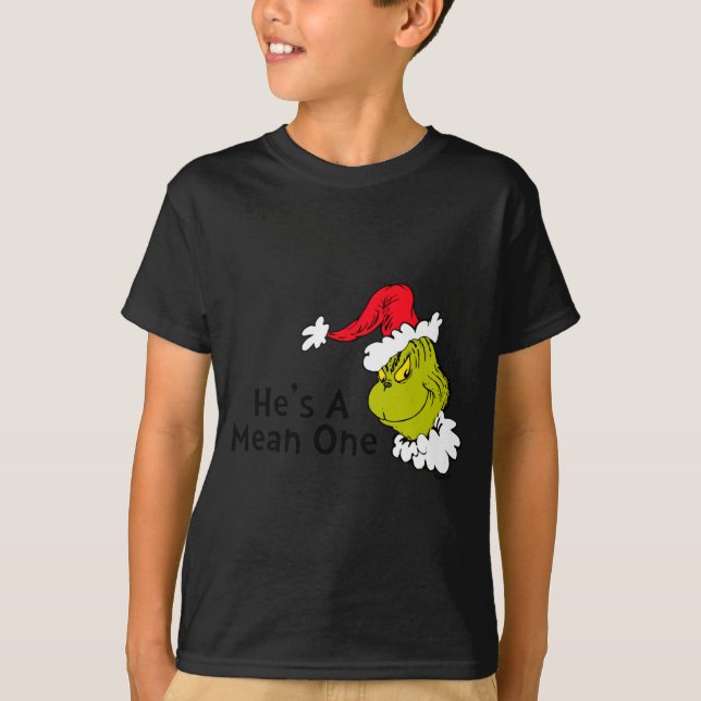 Camiseta How Stole Christmas Hes A Mean One  (Frente)