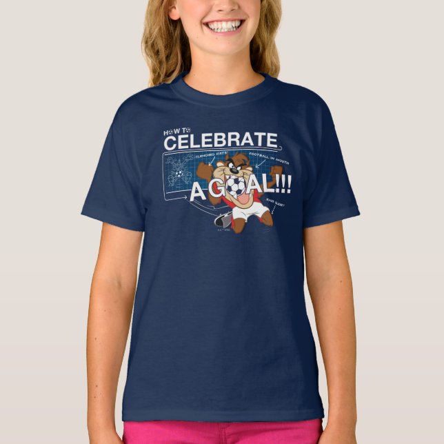 Camiseta How to Celebrate a Goal With TAZ™ (Frente)