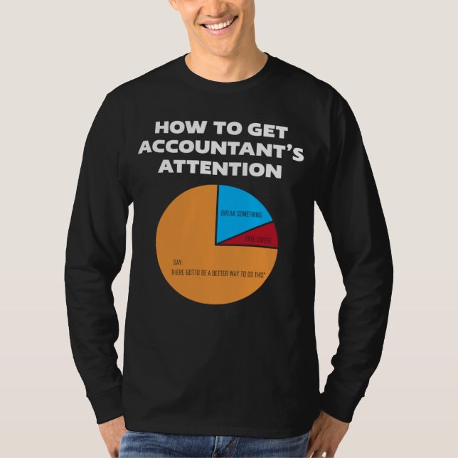 Camiseta How To Get Accountant s Attention CPA Accounting F (Frente)