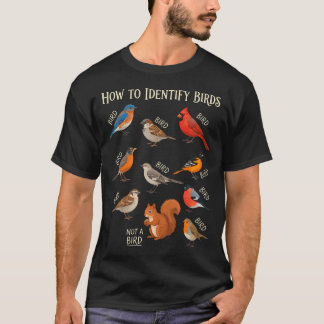 Camiseta How To Identify Birds Nerd Birdwatcher