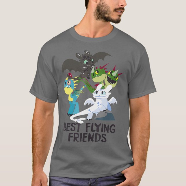 Camiseta How to Train Your Dragon 3 Hidden World Best (Frente)