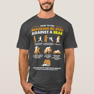 Camiseta How To Use Brazilian Jiu Jitsu Against a Bear Funn