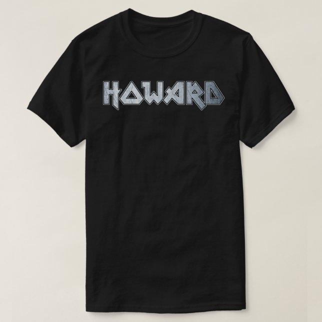 Camiseta Howard de metais pesados (Frente do Design)