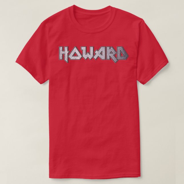 Camiseta Howard de metais pesados (Frente do Design)