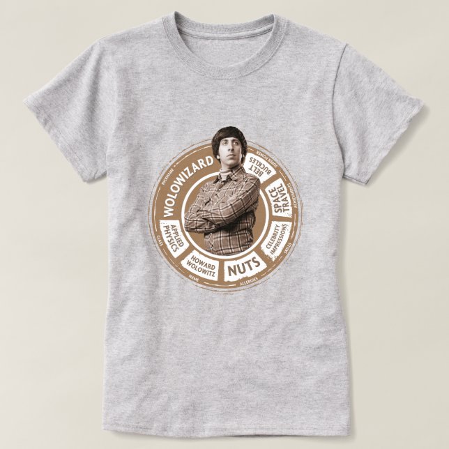 Camiseta Howard Info Graphic (Frente do Design)