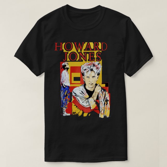 Camiseta HOWARD JONES Vintage 80 (Frente do Design)