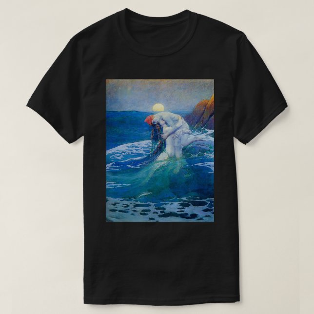 Camiseta Howard Pyles A Sereia (Frente do Design)