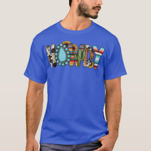 Camiseta Howdy Cactus Sunflower Western Vintage Hippie Cow