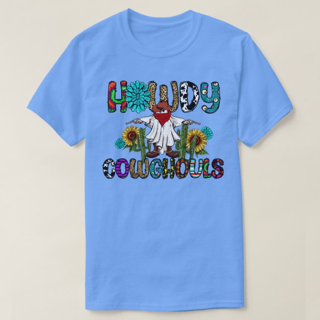 Camiseta Howdy Cowghouls (Frente do Design)