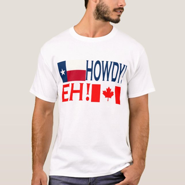 Camiseta Howdy Eh!!! (Frente)
