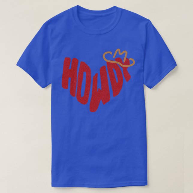 Camiseta Howdy Heart TShirt (Frente do Design)